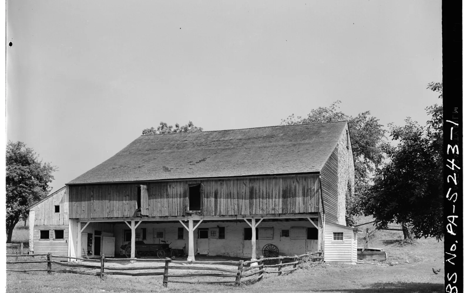 Historic barn near Bacton in Chester County, Pennsylvania.